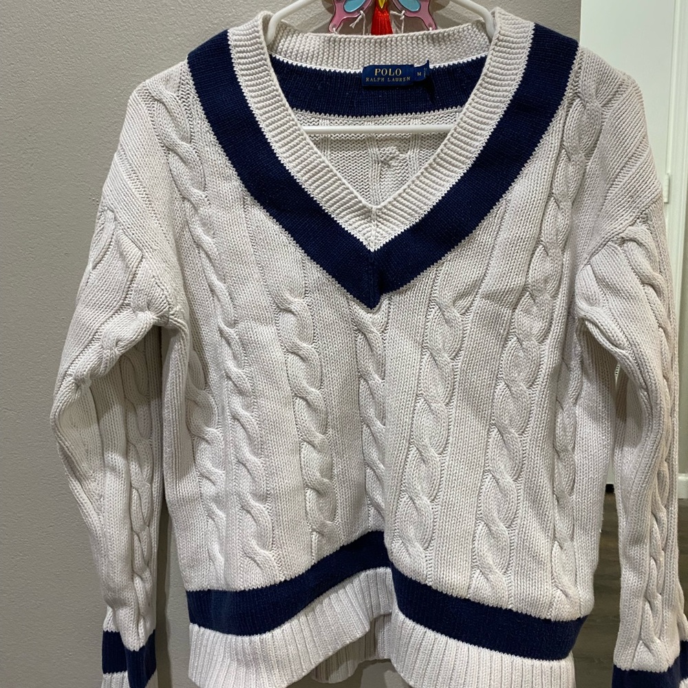 Polo Ralph Lauren sweater women medium 100% Cotton
